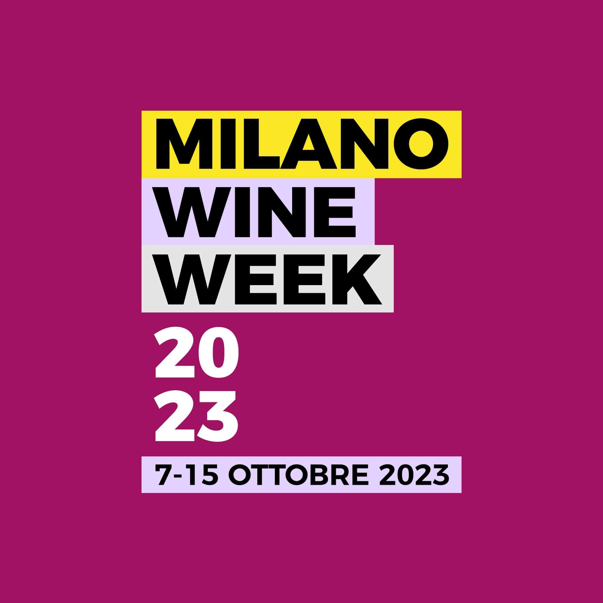 Logo Milano Wine Week 2023 / 7-15 Ottobre 2023